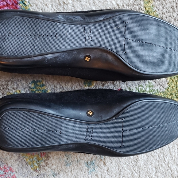 Prada black suede loafers size 38 - Picture 4 of 6